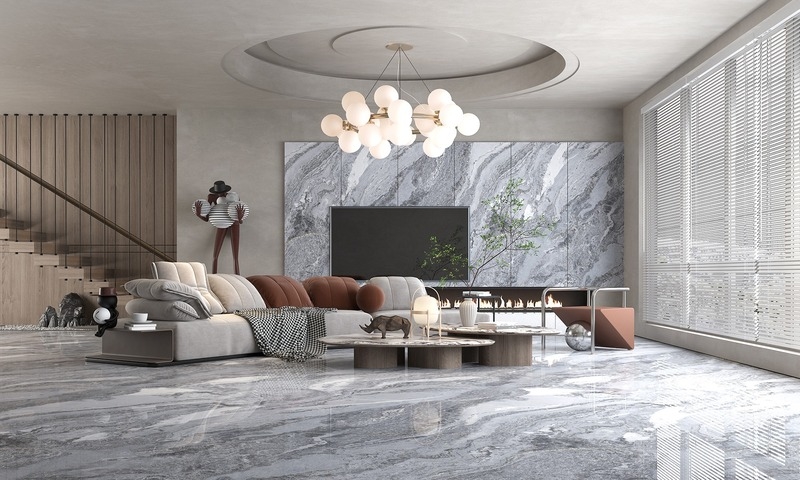 Modern Porcelain Stone Imitation Glazed Tiles for Indoor and Outdoor Walls and Floors