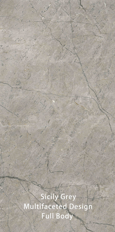 600 X 1200 MM Grey Vintage Textured Stone Imitation Surface Modern Bathroom Tiles