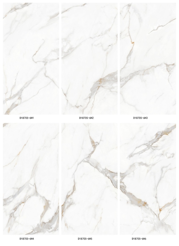 Chic Gray Modern Stone Imitation Ceramic Tile for Exterior and Interior Walls and Floors