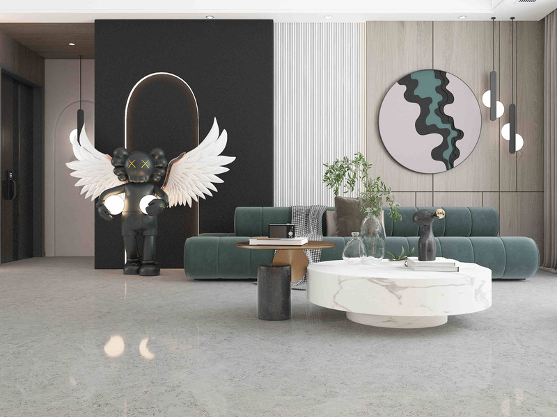 Modern Stone Imitation Porcelain Tiles for Interior Floors and Walls
