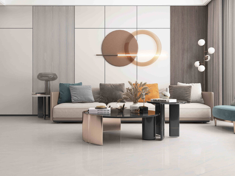 Sleek Modern Style Stone Effect Porcelain Floor Tiles 600x1200mm In Matt/Gloss Finish
