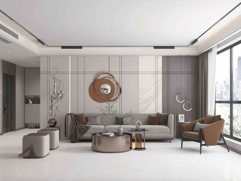800x800mm Stone Look Modern Porcelain Tiles for Floor Wall Decoration
